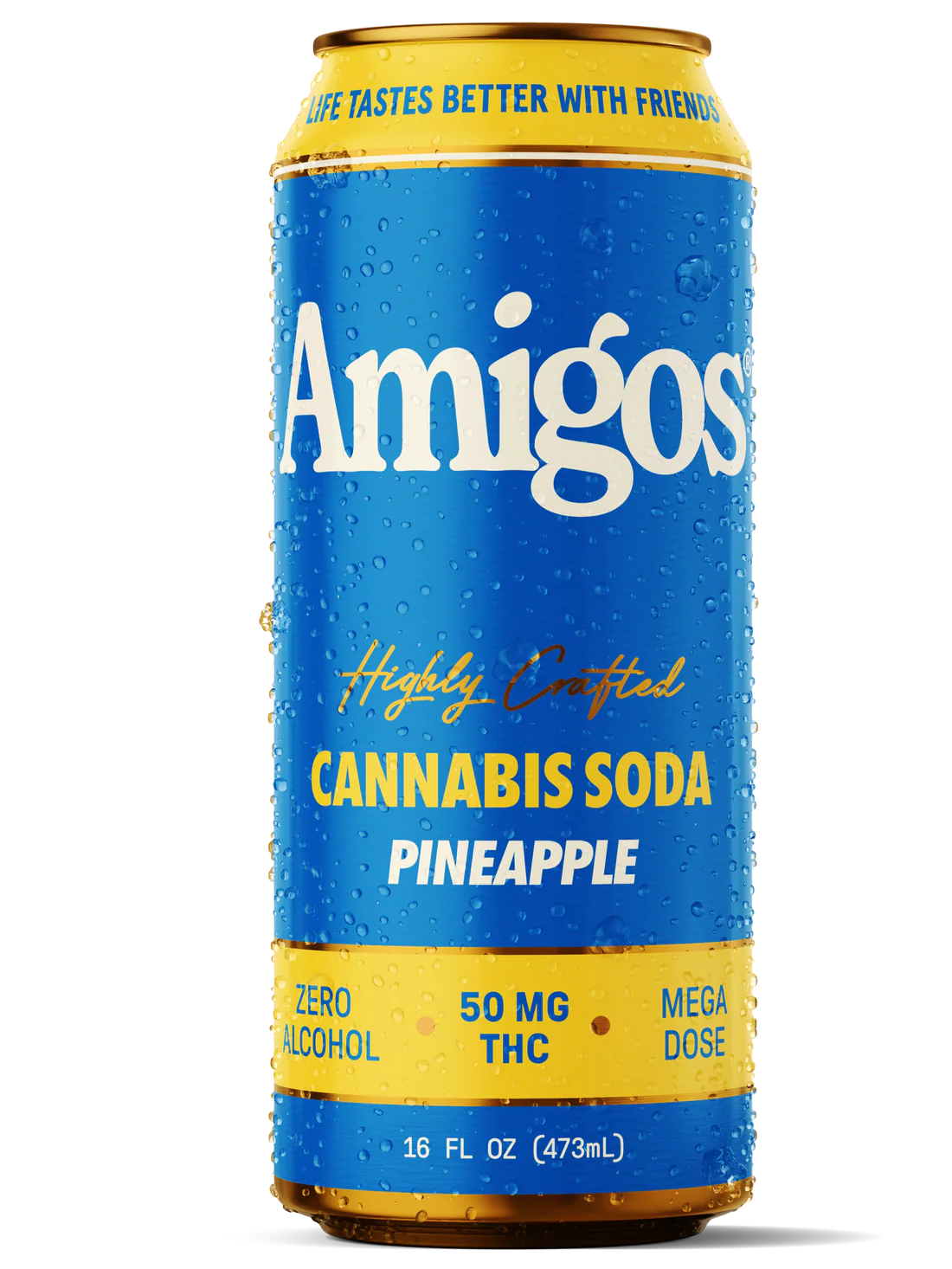 Amigos Pineapple Cannabis Soda
