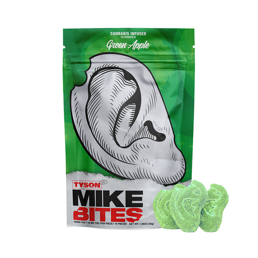 Tyson 2.0 Mike Bites, Green Apple Gummies